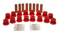 Energy Suspension - Energy Suspension 94-06 Hummer H1 Red Front & Rear End Control Arm Bushing Set - 3.3189R - Image 3