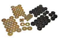 Energy Suspension 65-67 Chevy Malibu/Chevelle/Monte Carlo CONVERTIBLE ONLY Black Body Mount Set - 3.4112G