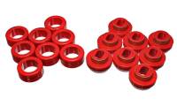 Energy Suspension - Energy Suspension Crew Cab 2&4Wd Body Mounts - Red - 3.4121R - Image 1