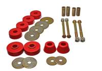 Energy Suspension - Energy Suspension Chevy Pickup Body Mounts - Red - 3.4137R - Image 1