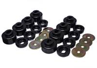 Energy Suspension 07-10 Chevy K2500/3500HD Body Mount Set - Black - 3.4162G