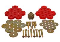 Energy Suspension - Energy Suspension Body Mount Set Exc. Cconvertible - Red - 3.4166R - Image 3