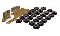 Energy Suspension - Energy Suspension Chevy 59-64 Belair/Biscayne/Caprice/Impala /59-63 El Camino Black Body Mount Set - 3.4167G - Image 2