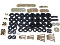 Energy Suspension - Energy Suspension 65-67 Chevrolet Biscayne/Bel Air/Caprice/Impala Body Mount Set w/ Hardware - Black - 3.4172G - Image 2