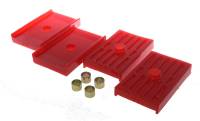 Energy Suspension - Energy Suspension Leaf Spring Isolators - Red - 3.6112R - Image 1