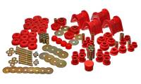 Energy Suspension - Energy Suspension 66-77 Ford Bronco 4WD (w/ 2 Deg C-Bushings) Red Hyper-Flex Master Bushing Set - 4.18104R - Image 2
