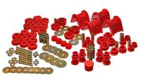 Energy Suspension - Energy Suspension 66-77 Ford Bronco 4WD (w/ 2 Deg C-Bushings) Red Hyper-Flex Master Bushing Set - 4.18104R - Image 3