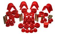 Energy Suspension - Energy Suspension 73-79 Ford F-150 Pickup w/ 2 Degree C-Bushing Red Hyper-Flex Master Bushing Set - 4.18106R - Image 2