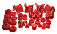 Energy Suspension 73-79 Ford F-150 Pickup 4WD Red Hyper-flex Master Bushing Set - 4.18107R