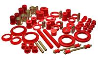 Energy Suspension - Energy Suspension 85-93 Ford Mustang Red Hyper-flex Master Bushing Set - 4.18113R - Image 1