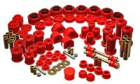 Energy Suspension - Energy Suspension 97-01 Ford Expedition/Navigator 4WD Red Hyper-Flex Master Bushing Set - 4.18115R - Image 2