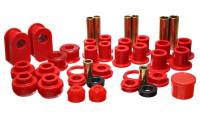 Energy Suspension - Energy Suspension 92-06 Ford E-250/E-350 Van 2WD Red Hyper-flex Master Bushing Set - 4.18116R - Image 2