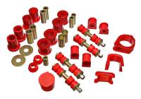 Energy Suspension - Energy Suspension 97-01 Ford Escort/ZX2 Red Hyper-flex Master Bushing Set - 4.18117R - Image 1
