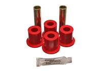 Energy Suspension Rr Spring Frame Shackle Kit - Red - 4.2128R