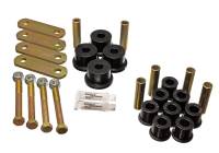 Energy Suspension - Energy Suspension 64-73 Ford Mustang Black Heavy Duty Shackle Set - 4.2135G - Image 1
