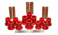 Energy Suspension - Energy Suspension Fd Rr Spring Bush Set Complete - Red - 4.2145R - Image 1