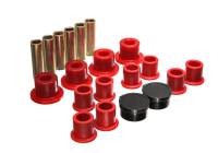 Energy Suspension - Energy Suspension 98-11 Ford Ranger Red Rear Leaf Spring Bushing Set - 4.2154R - Image 2