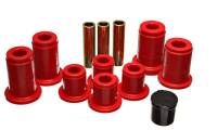 Energy Suspension - Energy Suspension Frt Control Arm Bushing Set - Red - 4.3168R - Image 1