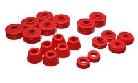Energy Suspension - Energy Suspension Fd Bronco Body Mount Set - Red - 4.4102R - Image 2