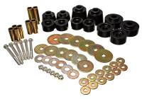Energy Suspension Body Mount Set - Std. & Extra Cab - Black - 4.4117G
