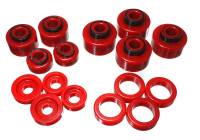 Energy Suspension - Energy Suspension 99-07 Ford F-250/F-350 SD 2/4WD Crew Cab Body Mount Set - Red - 4.4120R - Image 1