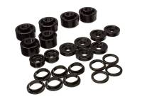 Energy Suspension - Energy Suspension 2005-07 Ford F-250/F-350 SD 2/4WD Reg Cab Body Mount Set - Black - 4.4121G - Image 2
