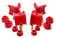 Energy Suspension 76-77 Ford Bronco/66-72 F-100/F-150 Red 7 Deg Offset Complete 14 Pc C-Bushing Set - 4.7106R