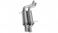 Corsa 2001-2006 BMW 325i/ci Convertible E46 Polished Sport Axle-Back Exhaust - 14559