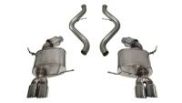 Corsa 2008-2012 BMW M3 Convertible E93 Polished Sport Cat-Back Exhaust - 14568