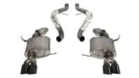 Corsa 2008-2012 BMW M3 E90 Black Sport Cat-Back Exhaust - 14569BLK