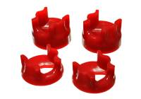 Energy Suspension - Energy Suspension 98-02 Dodge Ram 2500/3500 Red Motor Mount Insert Set for 5.9L Cummins 24V - 5.1116R - Image 2