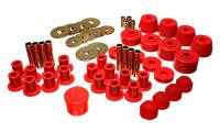 Energy Suspension - Energy Suspension 72-85 Dodge/Plymouth 1/2 & 3/4 Ton S/C Pickup Red Hyper-Flex Master Bushing Set - 5.18102R - Image 3