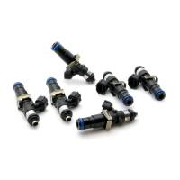 DeatschWerks Set of 6 High Impedance 2400cc Injectors for Toyota Supra TT 93-98 Top Feed Conversion - 16S-08-2400-6