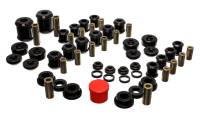 Energy Suspension - Energy Suspension 95-99 Mitsubishi Eclipse FWD/AWD Black Hyper-flex Master Bushing Set - 5.18107G - Image 1