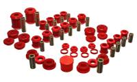 Energy Suspension - Energy Suspension 95-99 Mitsubishi Eclipse FWD/AWD Red Hyper-flex Master Bushing Set - 5.18107R - Image 2