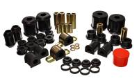 Energy Suspension - Energy Suspension 00-1/01 Mitsubishi Eclipse FWD Black Hyper-flex Master Bushing Set - 5.18110G - Image 2