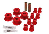 Energy Suspension - Energy Suspension 65-72 Dodge Charger (w/ 2in Main Eye) Red Rear Leaf Spring Bushing Set - 5.2101R - Image 2