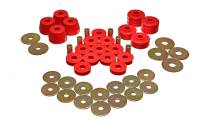 Energy Suspension - Energy Suspension Body Mount Bushing Sets - Red - 5.4102R - Image 2