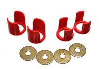 Energy Suspension - Energy Suspension 89-94 Nissan 240SX (S13) Red Rear Subframe Insert Set - a supplement to the subfra - 7.1113R - Image 3