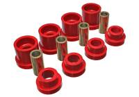 Energy Suspension - Energy Suspension 95-98 Nissan 240SX (S14) Red Rear Subframe Insert Set (Must reuse all metal parts) - 7.1117R - Image 1
