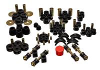Energy Suspension 74-78 Nissan 260Z/280Z Black Hyper-Flex Master Bushing Set - 7.18102G