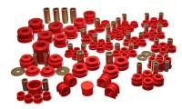 Energy Suspension - Energy Suspension 02-09 Nissan 350Z / 03-07 Infiniti G35 Coupe Red Hyper-Flex Master Bushing Set - 7.18108R - Image 3