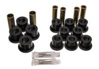 Energy Suspension - Energy Suspension 06/86-97 Nissan 720/Hardbody P/U 4WD Black Front Leaf Spring Bushing Set - 7.2102G - Image 1