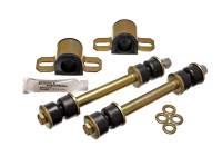 Energy Suspension - Energy Suspension 86-97 Nissan 720 & Hardbody PickUp 2WD Black 23mm Front Sway Bar Frame Bushings - 7.5108G - Image 1