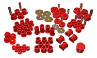 Energy Suspension - Energy Suspension 79-85 Toyota 4WD Pickup (Except T-100 & Tundra)  Red Hyper-Flex Master Bushing Set - 8.18102R - Image 1