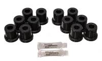 Energy Suspension - Energy Suspension 81-89 Toyota FJ40/FJ60 Landcruiser 2/4WD Blk Front Leaf Spring Bushing Set - 8.2106G - Image 2