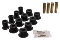 Energy Suspension 95-97 Toyota Tacoma / 89 4Runner / 89-95 Pick Up Black Rear Leaf Spring Shackle Bu - 8.2108G