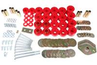 Energy Suspension 91-97 Toyota Land Cruiser FJ80 Body Mount Set w/ Hardware - Red - 8.4113R