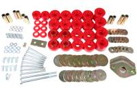 Energy Suspension - Energy Suspension 91-97 Toyota Land Cruiser FJ80 Body Mount Set w/ Hardware - Red - 8.4113R - Image 2