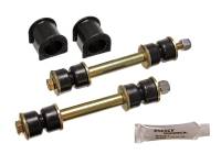 Energy Suspension - Energy Suspension 89 Toyota 4Runner 2/4WD Black 24mm Complete Front Sway Bar Bushing Set - 8.5106G - Image 1